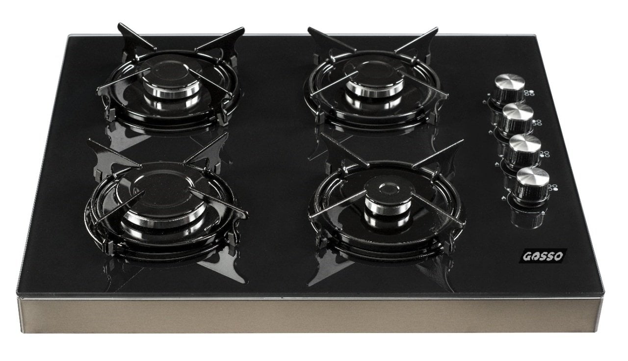 Gosso 4530 Siyah Setüstü Cam Ocak